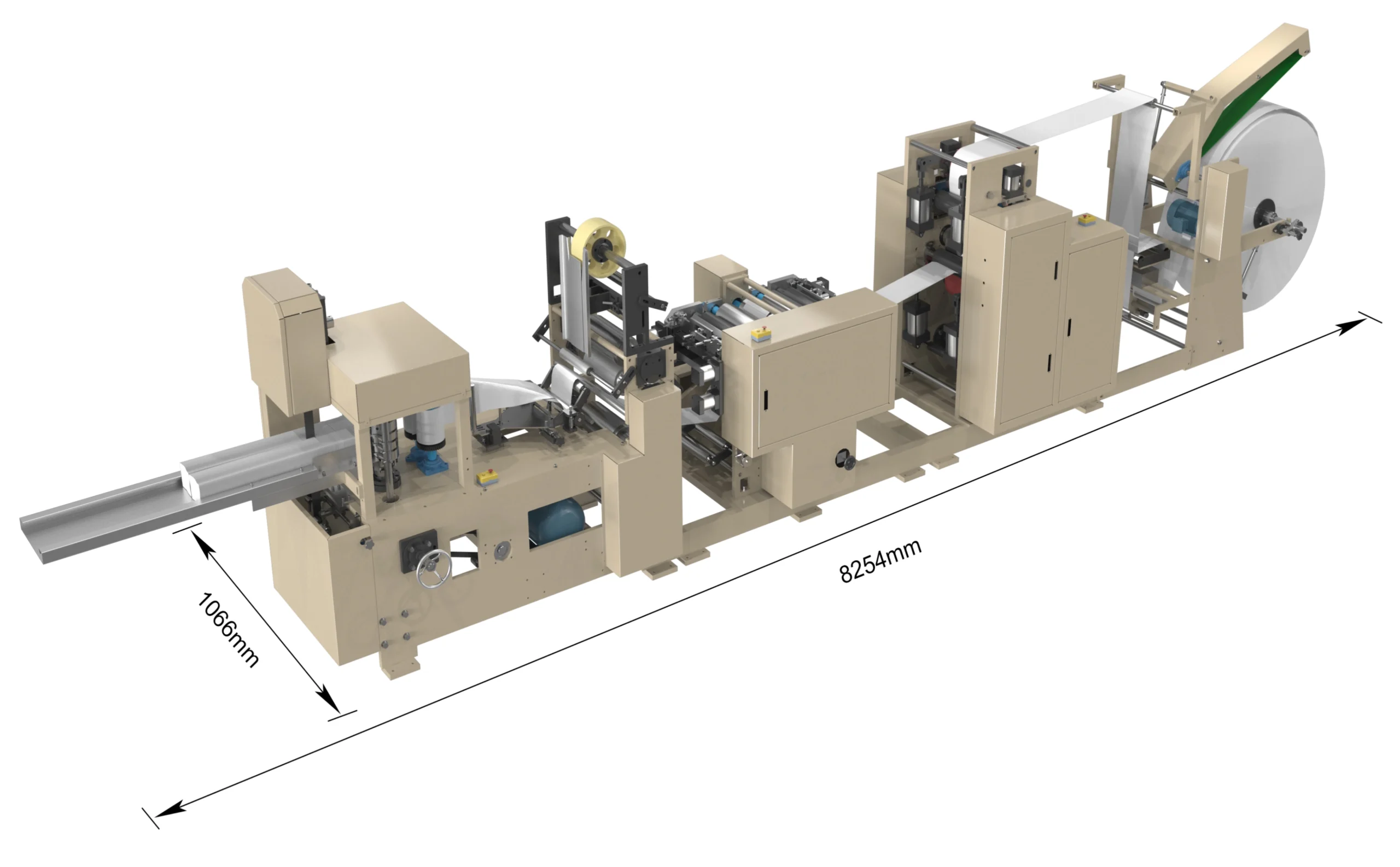2-Color Napkin Machine with Lamination