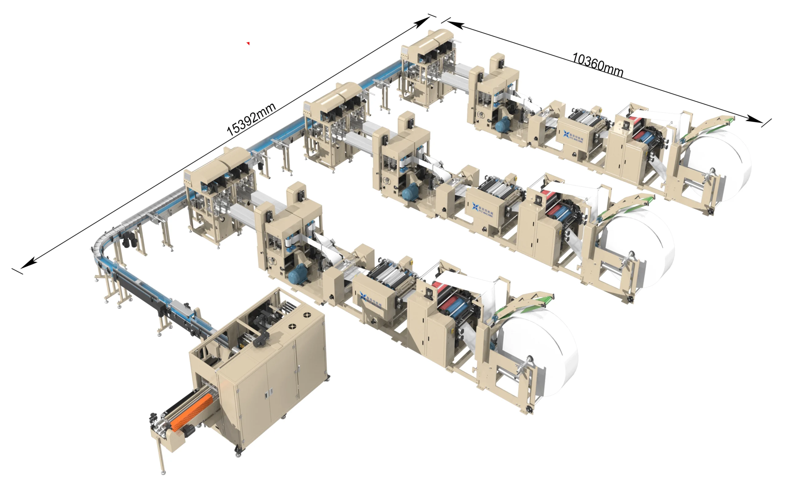 Fully Auto Two-Head Lamination Line